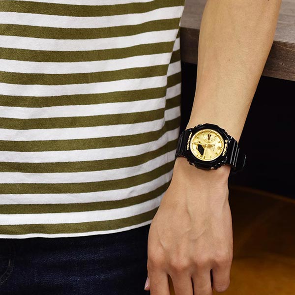 カシオ Gショック G-SHOCK 2100 GARISH GOLD GA-2100GB-1AJF メンズ