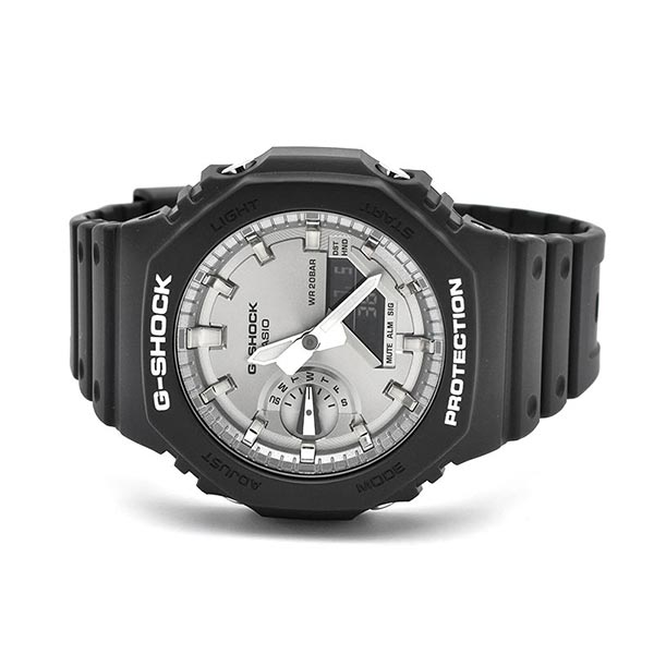 カシオ Gショック G-SHOCK 2100 GARISH SILVER GA-2100SB-1AJF メンズ