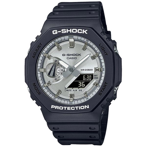 カシオ Gショック G-SHOCK 2100 GARISH SILVER GA-2100SB-1AJF メンズ