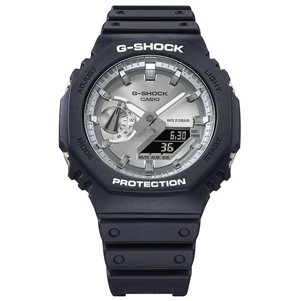 カシオ Gショック G-SHOCK 2100 GARISH SILVER GA-2100SB-1AJF メンズ