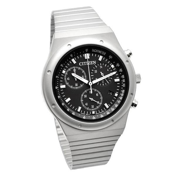 シチズン レコードレーベル RECORD LABEL 1984 chronograph 特定店取扱いモデル AT2540-57E メンズ