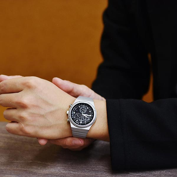 シチズン レコードレーベル RECORD LABEL 1984 chronograph 特定店取扱いモデル AT2540-57E メンズ