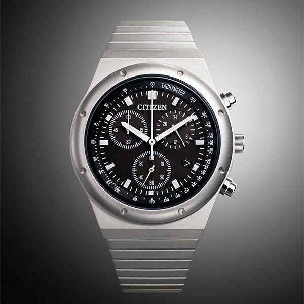 シチズン レコードレーベル RECORD LABEL 1984 chronograph 特定店取扱いモデル AT2540-57E メンズ