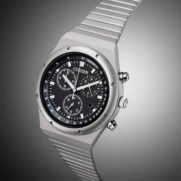 シチズン レコードレーベル RECORD LABEL 1984 chronograph 特定店取扱いモデル AT2540-57E メンズ