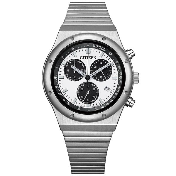 シチズン レコードレーベル RECORD LABEL 1984 chronograph 特定店取扱いモデル AT2541-54A メンズ