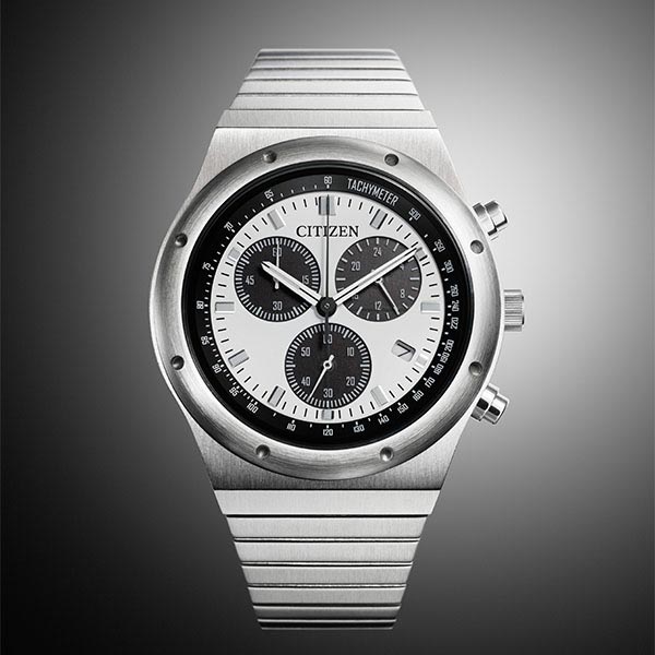 シチズン レコードレーベル RECORD LABEL 1984 chronograph 特定店取扱いモデル AT2541-54A メンズ