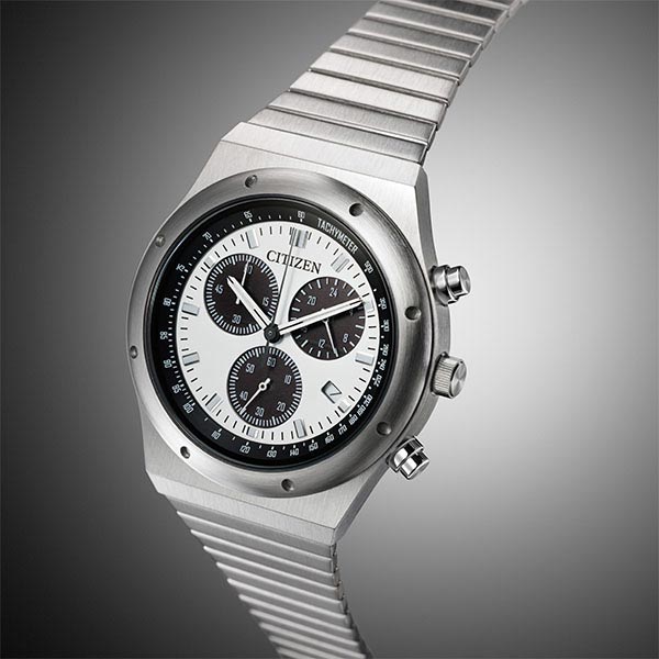 シチズン レコードレーベル RECORD LABEL 1984 chronograph 特定店取扱いモデル AT2541-54A メンズ