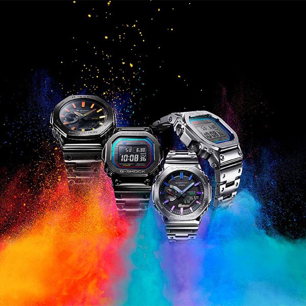 カシオ Gショック G-SHOCK POLYCHROMATIC ACCENTS GM-B2100BPC-1AJF メンズ