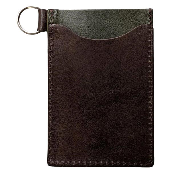 ブランド雑貨 カードケース 栃木レザー E81N-PDBR ユニセックス