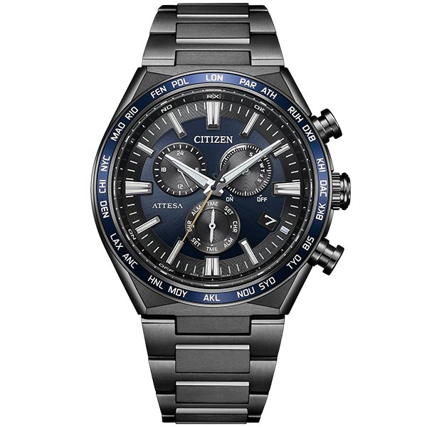 シチズン アテッサ ATTESA ACT Line Black Titanium Series CB5967-66L メンズ