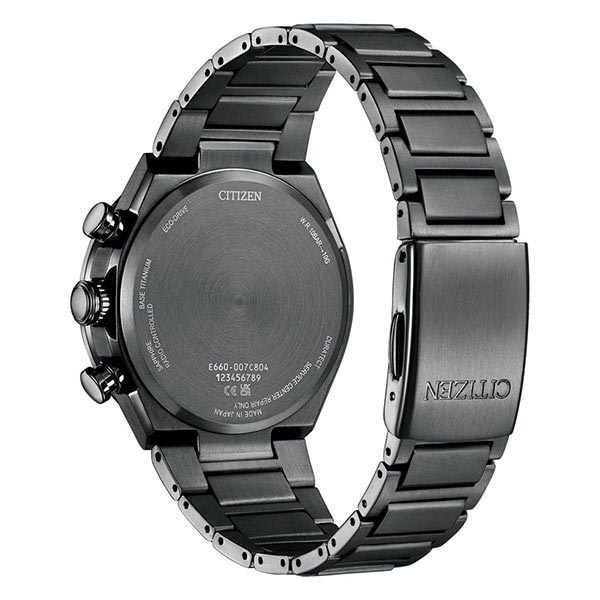 シチズン アテッサ ATTESA ACT Line Black Titanium Series CB5967-66L メンズ