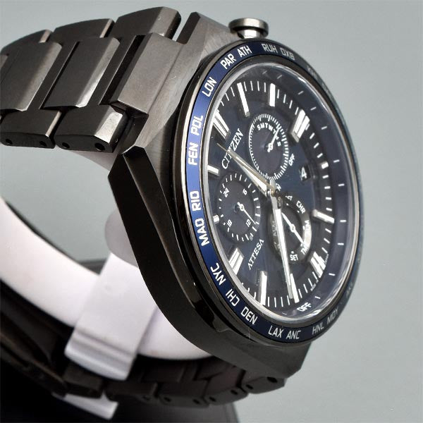 シチズン アテッサ ATTESA ACT Line Black Titanium Series CB5967-66L メンズ