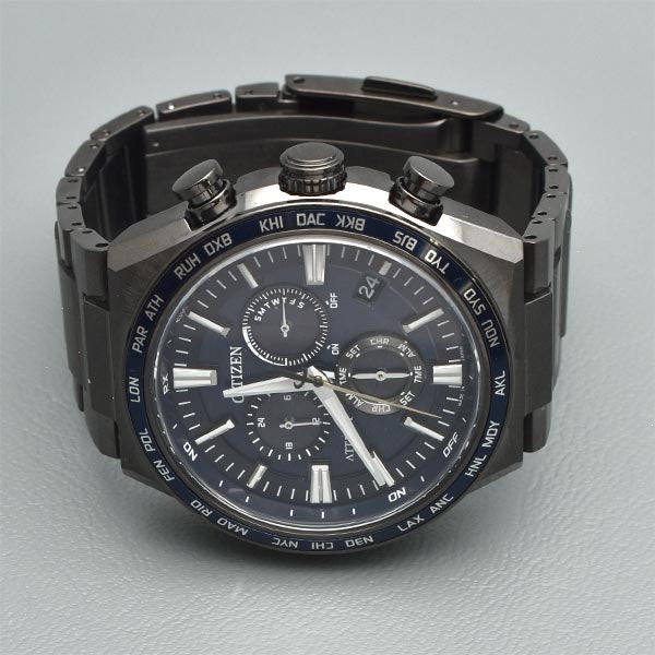 シチズン アテッサ ATTESA ACT Line Black Titanium Series CB5967-66L メンズ