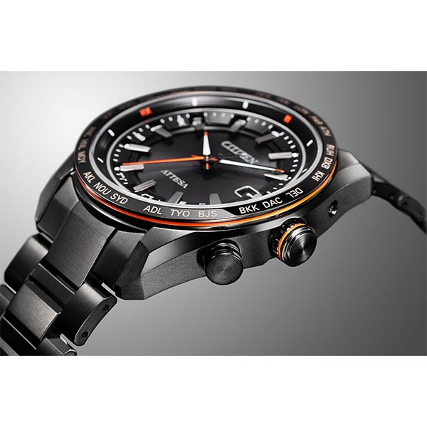 シチズン アテッサ ATTESA ACT Line Black Titanium Series CB0286-61E メンズ