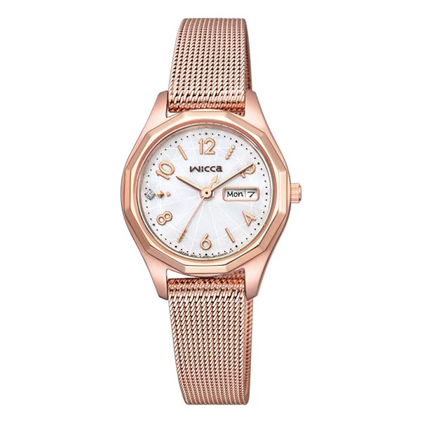 シチズン ウィッカ wicca デイ&デイトモデル KH3-568-15 レディース