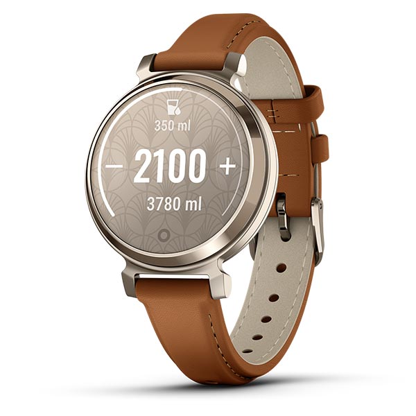 ガーミン GARMIN Lily 2 Classic Tan Leather / Cream Gold 010-02839-50 レディース