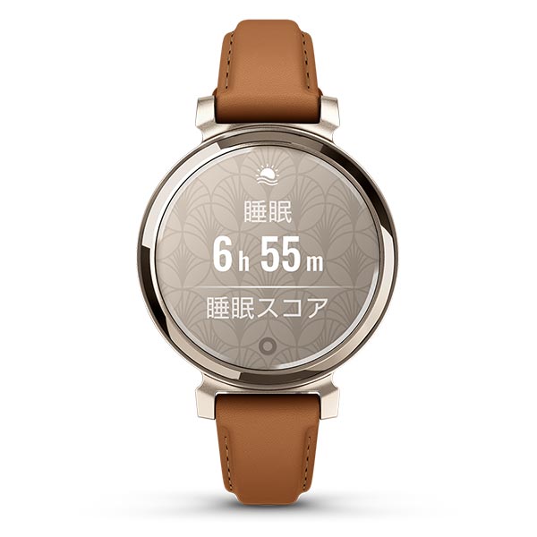 ガーミン GARMIN Lily 2 Classic Tan Leather / Cream Gold 010-02839-50 レディース