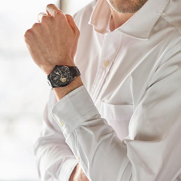 オリエント ORIENT オリエントスター モダンスケルトン 限定モデル 世界限定600本 RK-AV0126B メンズ