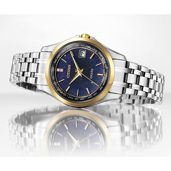 シチズン エクシード EXCEED 七夕モチーフ「天の川」 限定ペアモデル 第3弾 限定400本 EC1127-68L レディース