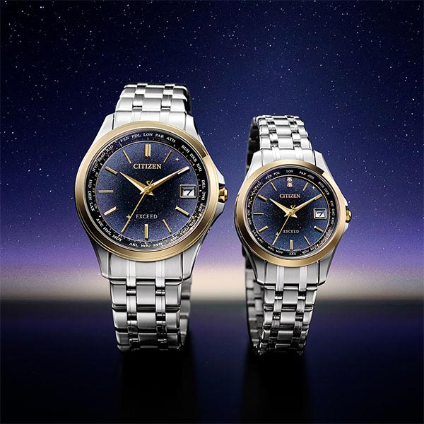 シチズン エクシード EXCEED 七夕モチーフ「天の川」 限定ペアモデル 第3弾 限定400本 EC1127-68L レディース