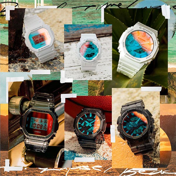 カシオ Gショック G-SHOCK Beach Time Lapse Series GA-2100TLS-8AJF メンズ