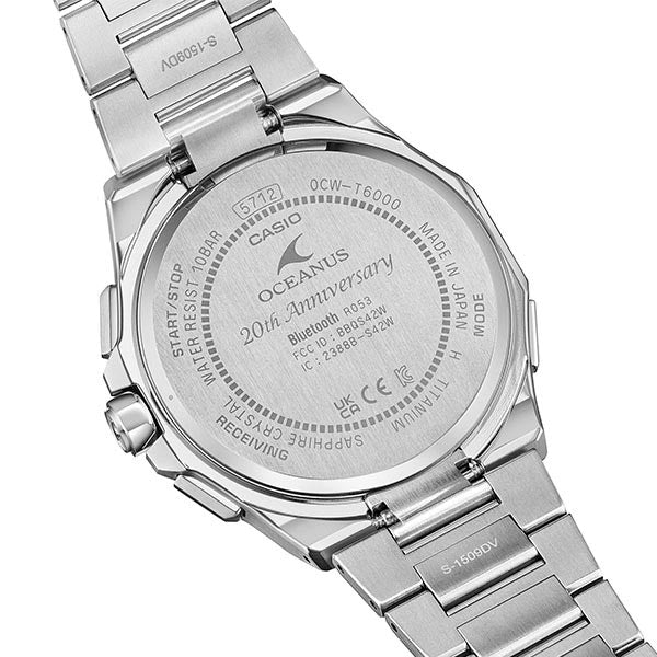 カシオ オシアナス OCEANUS OCEANUS 20th Anniversary Model 世界限定1000本 OCW-T6000BV-2AJR メンズ