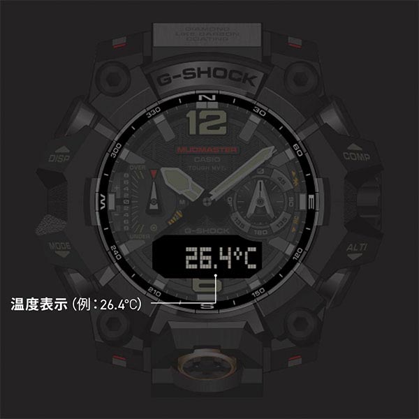 カシオ Gショック G-SHOCK MASTER OF G MUDMASTER GWG-B1000EC-1AJF メンズ