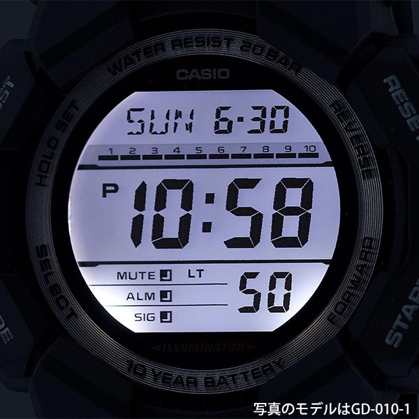 カシオ Gショック G-SHOCK 10year Rugged Digi GD-010-4JF メンズ