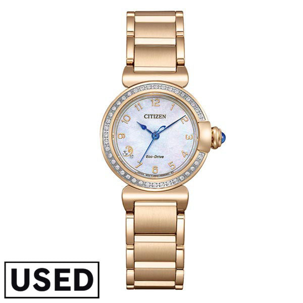 シチズン シチズンエル CITIZENL ROUND collection エコ・ドライブ ソーラー ラウンド シェル プレゼント EM1123-89D レディース