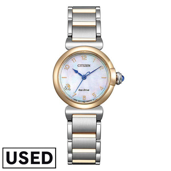 シチズン シチズンエル CITIZENL ROUND collection エコ・ドライブ ソーラー ラウンド シェル プレゼント EM1136-87D レディース