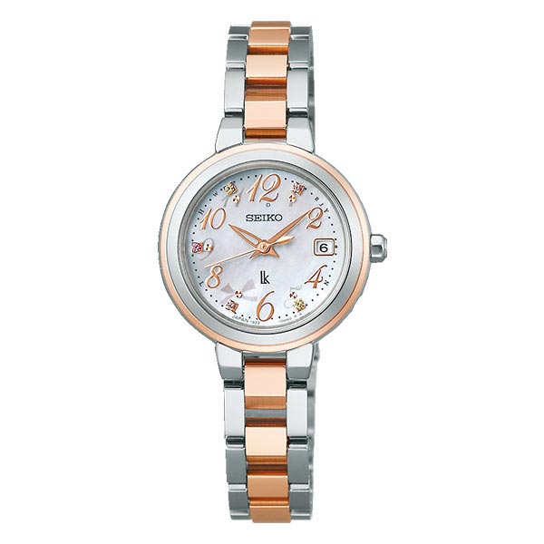 セイコー ルキア LUKIA 2024 Holiday Season Limited Edition ピンクゴールド ソーラー電波 シェル プレゼント SSVW236 レディース