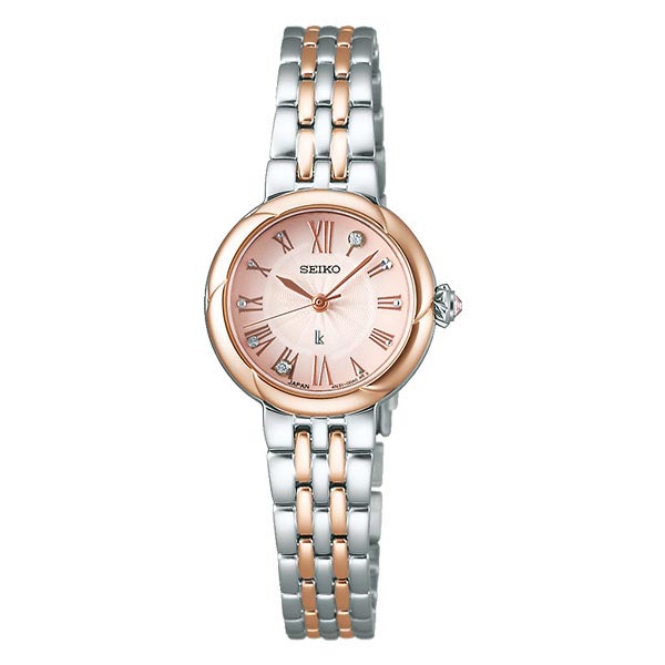 セイコー ルキア LUKIA LUKIA Grow メタル プレゼント カジュアル ビジネス ピンクゴールド SSWA006 レディース