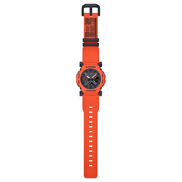 カシオ Gショック G-SHOCK Functional Logo Bluetooth アナロアグ デジタル ブラック オレンジ GA-2300FL-4AJF メンズ