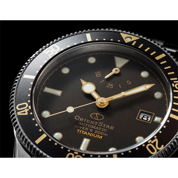 オリエントスター ORIENT スポーツコレクション ダイバー メカニカル カジュアル ビジネス ゴールド RK-AU0702B メンズ