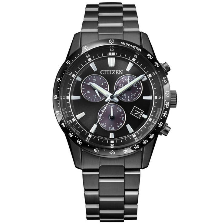 シチズン CITIZENコレクション BL5615-56E メンズ ソーラー クロノグラフ オールブラック