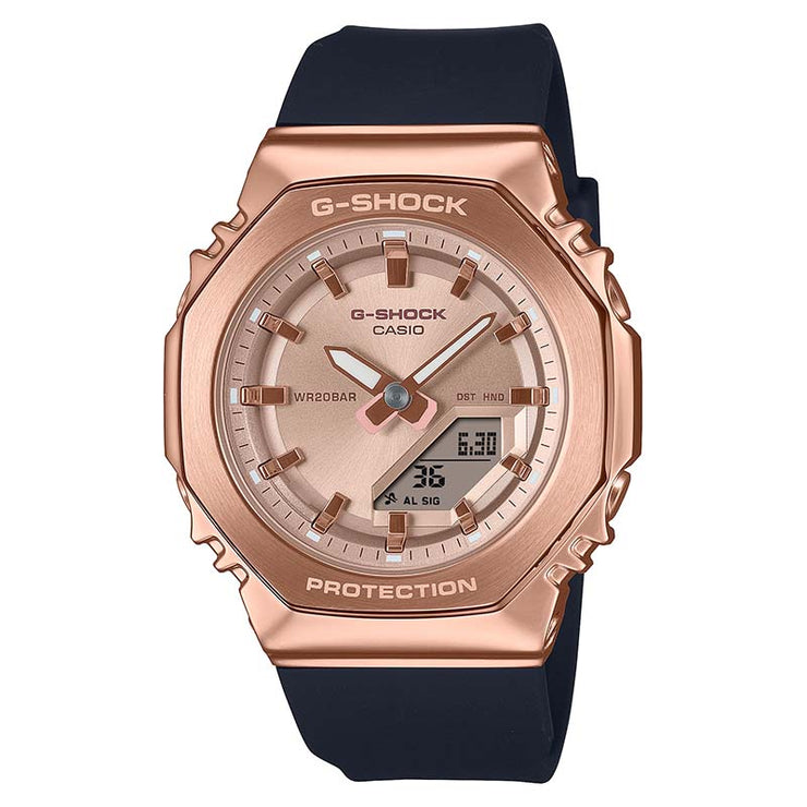 カシオ Gショック G-SHOCK GM-S2110PG-1A4JF ユニセックス ピンクゴールド 小型 バイオマス