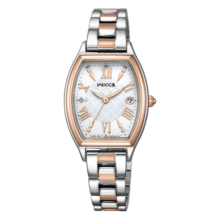 シチズン ウィッカ KS4-031-11 レディース ソーラー電波 ピンクゴールド wicca