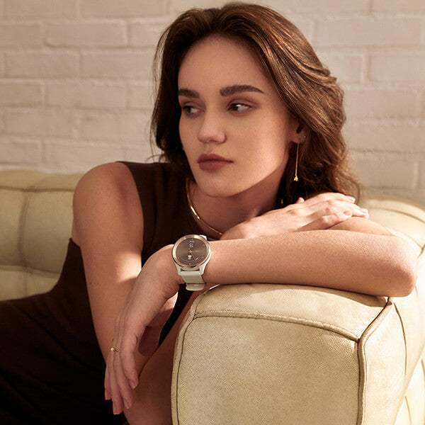 ガーミン GARMIN vivomove Trend White Cream 010-02665-71 ユニセックス