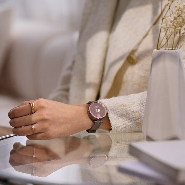 ガーミン GARMIN Lily classic Gray Leather 010-02384-E2 レディース