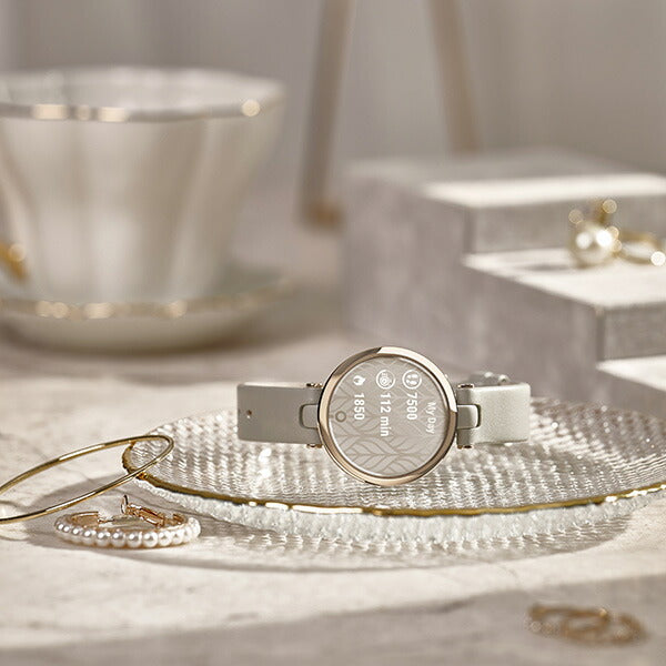 ガーミン GARMIN Lily classic Gray Leather 010-02384-E2 レディース