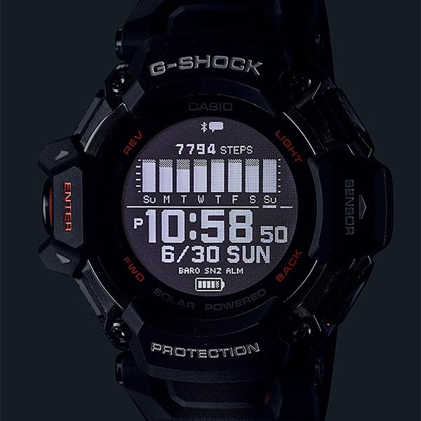カシオ Gショック G-SHOCK G-SQUAD GBD-H2000 GBD-H2000-1AJR メンズ