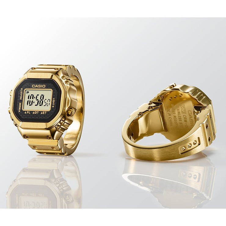 カシオ CASIO RING WATCH CRW-001G-9JR 男性 リングウォッチ ユニセックス メンズ レディース