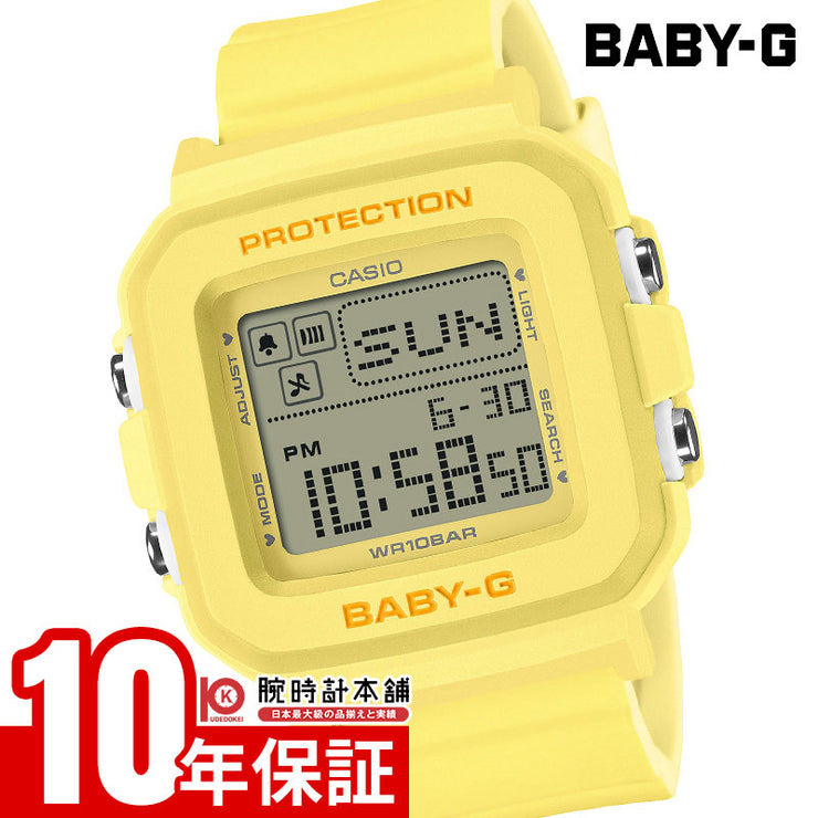 カシオ BABY-G BABY-G+PLUS ベビーG BGD-10KH-9JR レディース ハート形チャーム付き