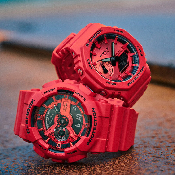 カシオ Gショック G-SHOCK GA-2100RRB-4AJF 男性 2100シリーズ