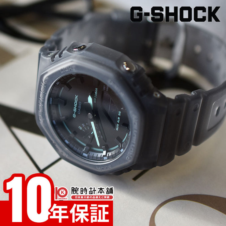 カシオ Gショック G-SHOCK GA-2100K-1AJF 男性 メンズ CACIO スケルトン