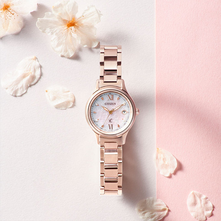 シチズン クロスシー ヒカリコレクション SAKURA限定モデル CITIZEN xC hikari collection ES9498-77N レディース 30周年アニバーサリー