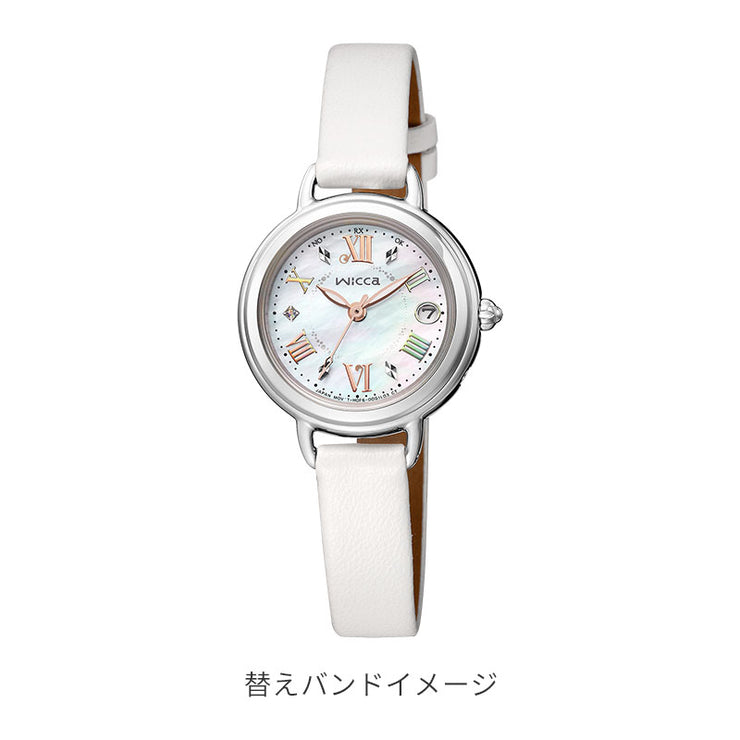 シチズン ウィッカ CITIZEN wicca 限定モデル900本 KL0-511-21 レディース ソーラー電波 シェル