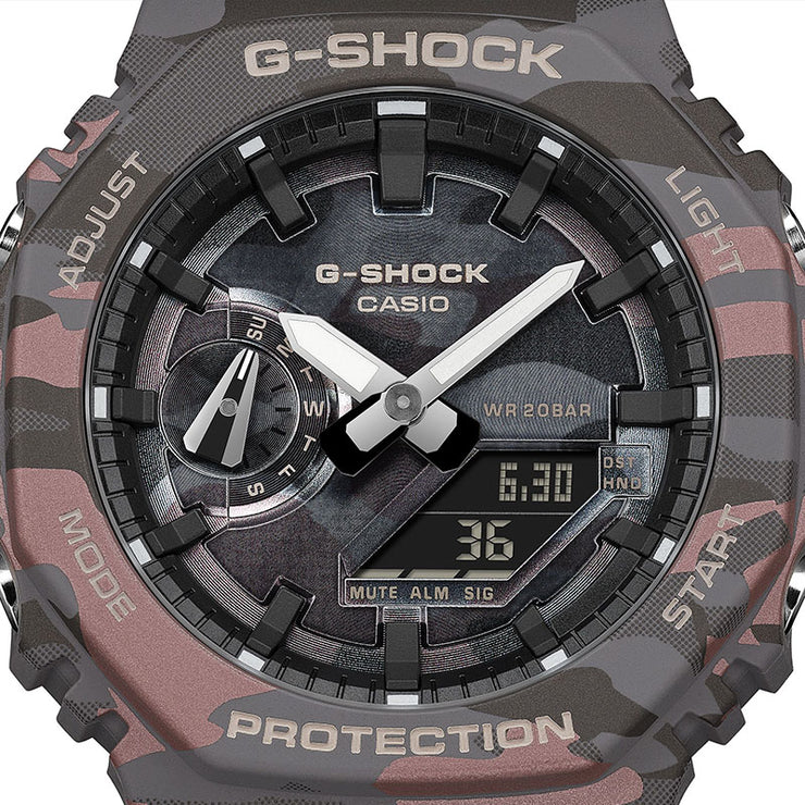 カシオ Gショック CASIO G-SHOCK GA-2100CMD-8AJF 男性迷彩柄 ミリタリー