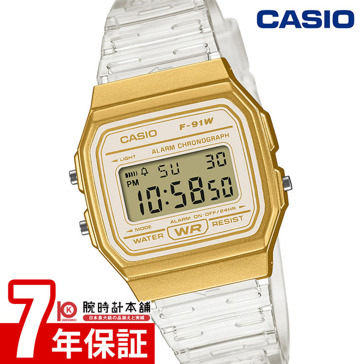 カシオ カシオコレクション CASIO Collection F-91WS-7A2JF ユニセックス スケルトン