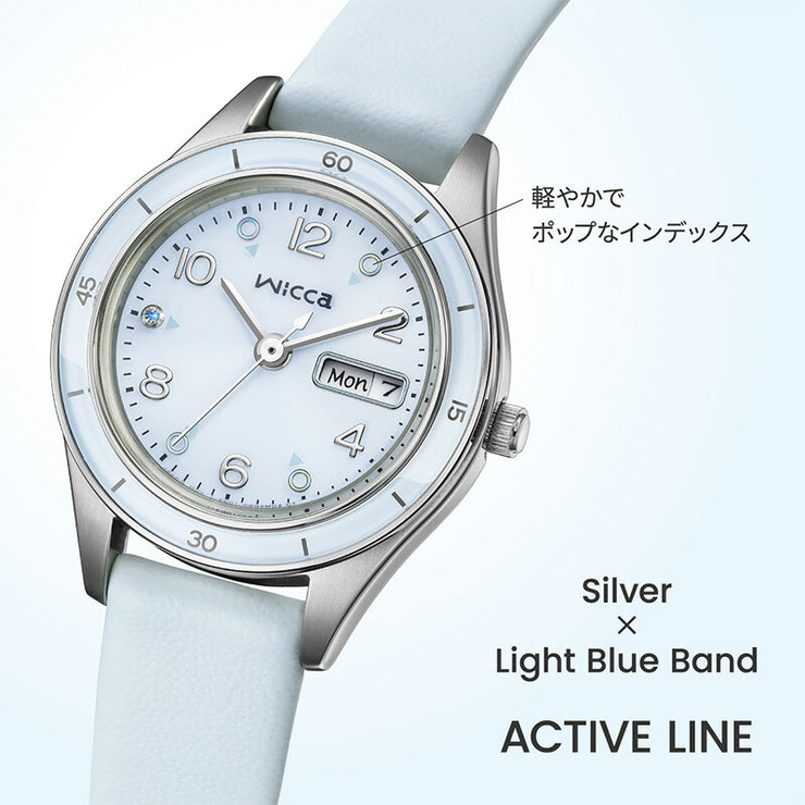 シチズン ウィッカ wicca ACTIVE LINE KH3-711-70 レディース アクティブライン スポーティ ソーラー